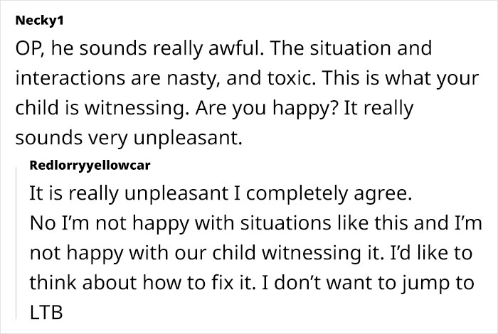 Wife&rsquo;s Had It Up To Here With Childish Hubby Treating Her Like A Servant, Ruining Fam Celebrations