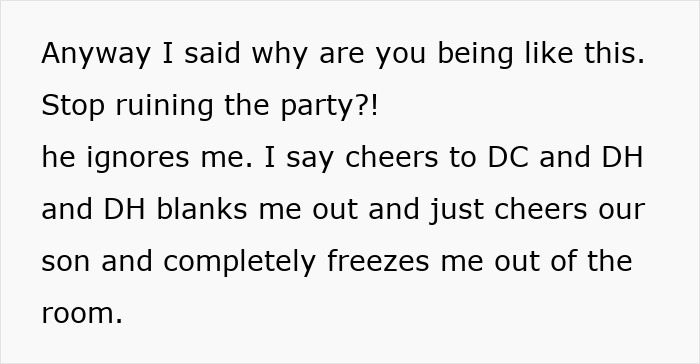 Wife&rsquo;s Had It Up To Here With Childish Hubby Treating Her Like A Servant, Ruining Fam Celebrations