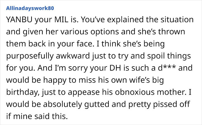 Woman Refuses To Skip Her Milestone B-Day After MIL&rsquo;s Own Party Takes Husband Away