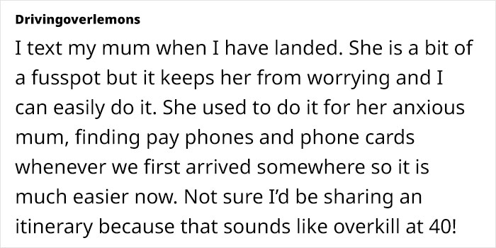 MIL Keeps Asking For Itineraries When Son Travels With Family, Wife Is Exhausted By Him Complying 