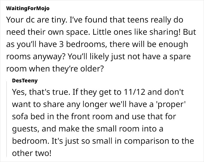 Netizens Call Out Friend For Telling Woman That Her 2 Kids Sharing A Room Shows Poverty Netizens Call Out Friend For Telling Woman That Her 2 Kids Sharing A Room Shows Poverty