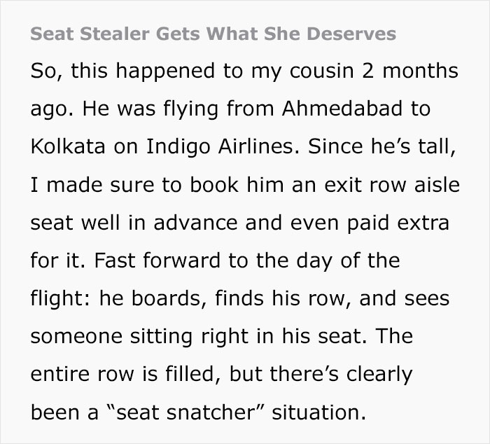 Man Outsmarts Karen Who Takes His Seat, Watches Embarrassing 20-Minute Tantrum That Follows