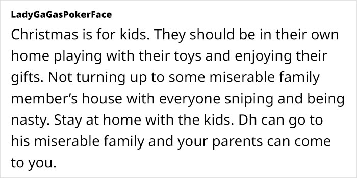 Woman Despises Idea Of Spending Another Xmas With Husband’s Toxic Family, Hubby Says Stay Home Woman Despises Idea Of Spending Another Xmas With Husband’s Toxic Family, Hubby Says Stay Home