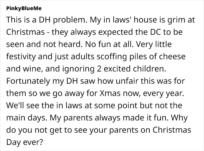 Woman Despises Idea Of Spending Another Xmas With Husband’s Toxic Family, Hubby Says Stay Home Woman Despises Idea Of Spending Another Xmas With Husband’s Toxic Family, Hubby Says Stay Home