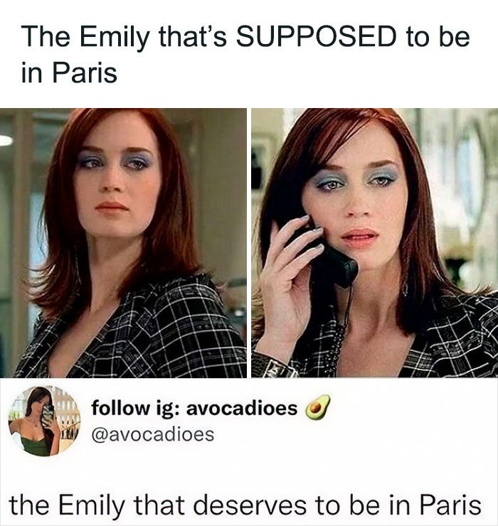 Woman in two meme images: one with a serious expression, and one on the phone, highlighting relatable-memes boujeeee humor.