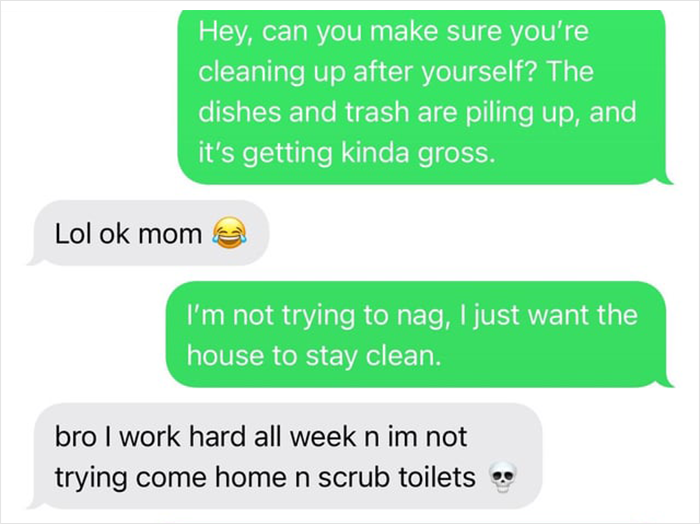 Guy Doesn’t Clean Up After Himself, Thinks Roommate Should Do It For Him, Ends Up Homeless Guy Doesn’t Clean Up After Himself, Thinks Roommate Should Do It For Him, Ends Up Homeless