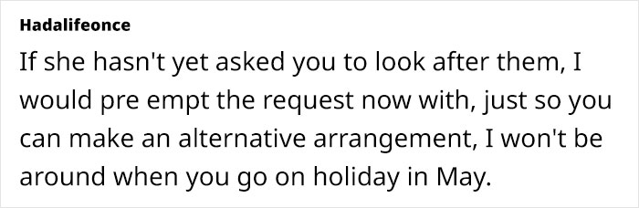 Woman Assumes Sis Will Look After Her 4 Cats While She's On Holiday, But She Doesn't Want To