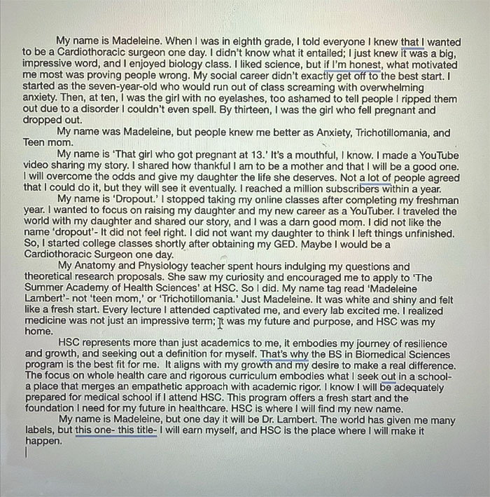 Teen Mom Who Became Pregnant At 13 Moves The Internet To Tears With College Application