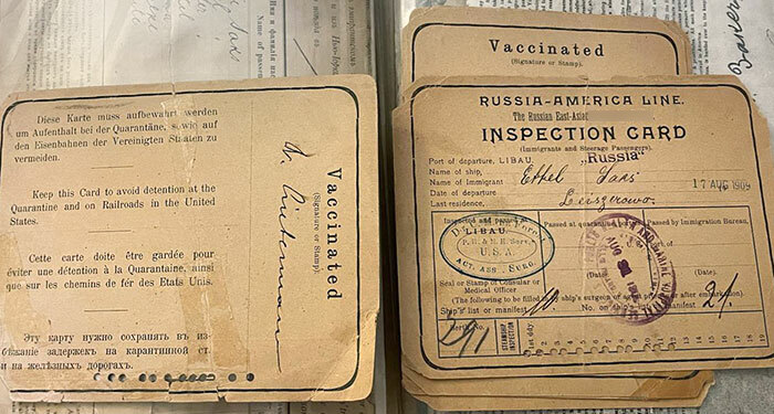 112 Year-Old Vaccine Cards