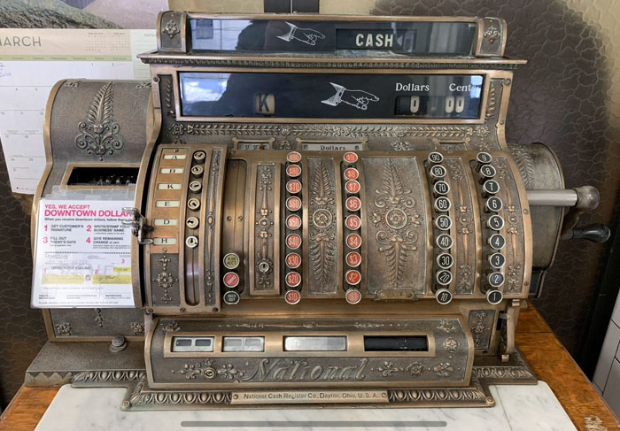 My Barbershop Still Uses Their Original Cash Register From 1904