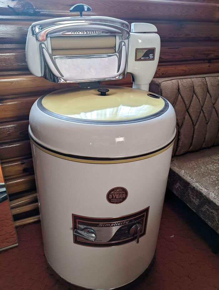 Client Were Working For Has This Functioning Washing Machine From The 60s, An Absolute Gem