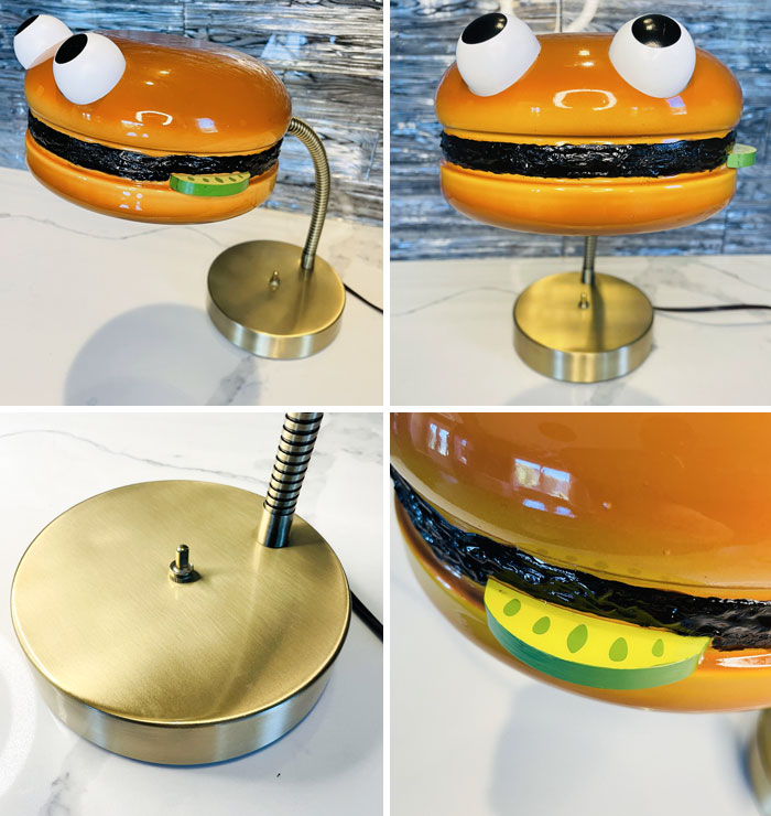 1980 Mcdonald’s Burger Lamp