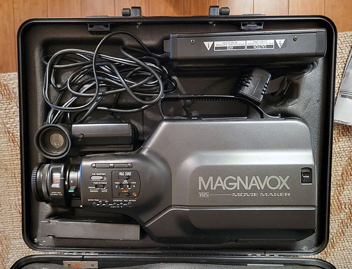 An 80's Camcorder I Found In My Parents' Attic. It Still Works!