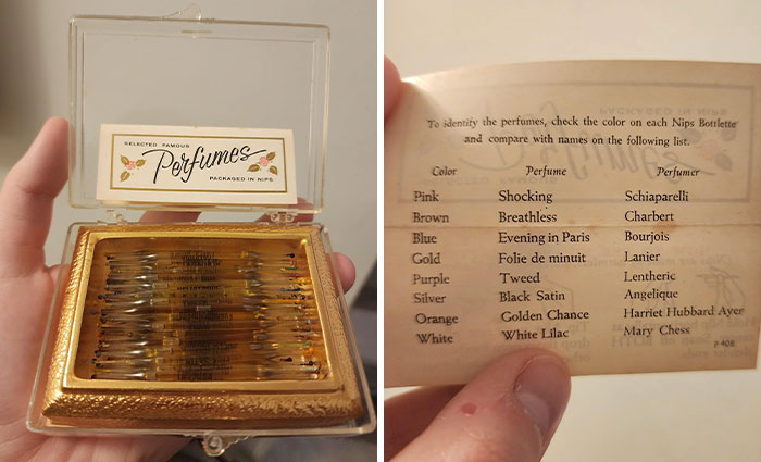 Look What My Nana Found Going Through Her Old Bathroom Essentials