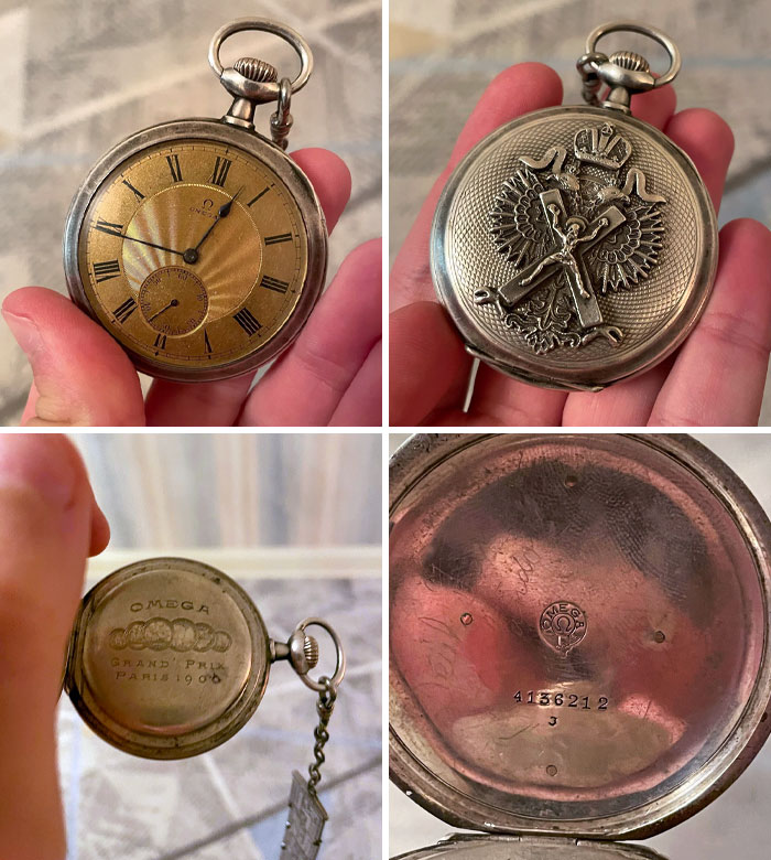 122 Year Old Pocket Watch My Grandfather Gifted Me,still Works Like A Charm With Original Internals,more Info In Comments