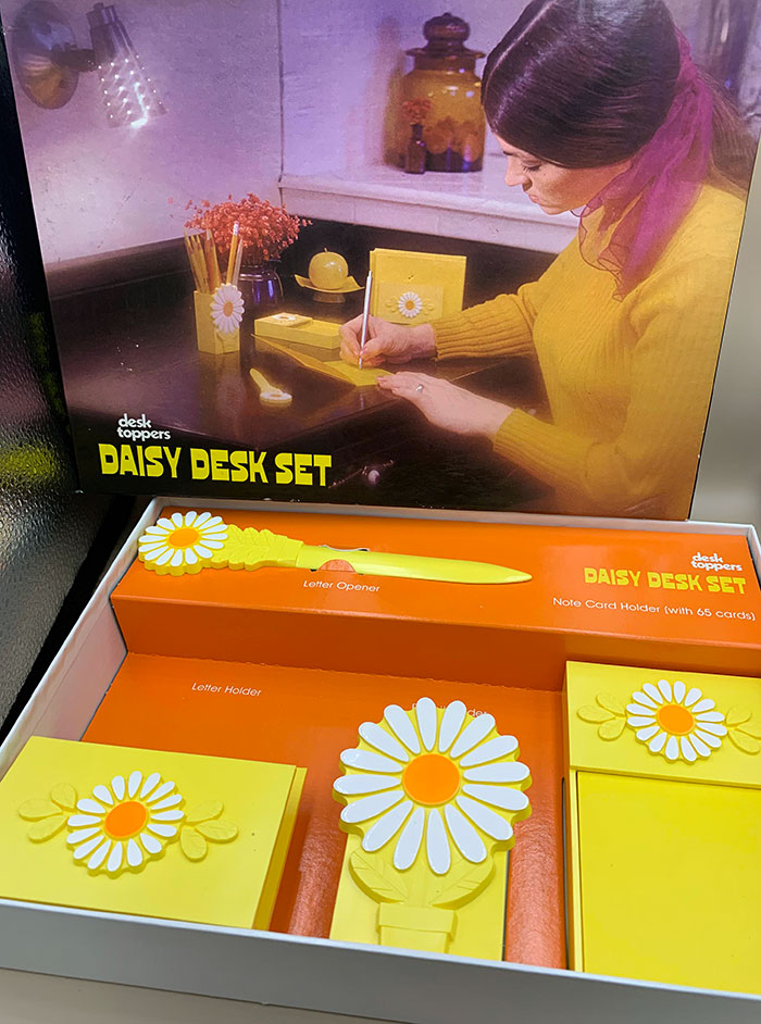 Found This Amazing Unopened 1970s Desk Topper Set By Hallmark!