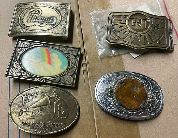 My Late Father’s Belt Buckles From The Early 70’s