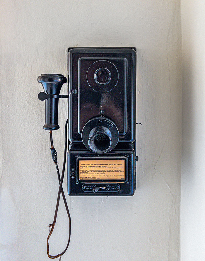 The Original Phone Still Installed Inside My 1930’s Apartment
