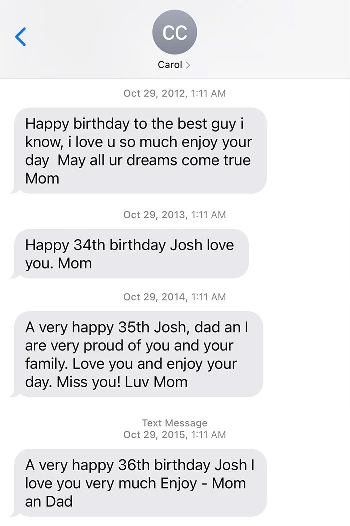 Before She Passed My Mom Would Always Text Me At Exactly 1:11a, The Time I Was Born, To Wish Me Happy Birthday