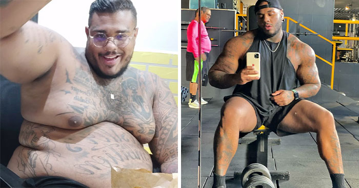 Nayron Santos Felipe Went From Obesity To Fitness In 12 Months, And Here’s His Amazing Transformation