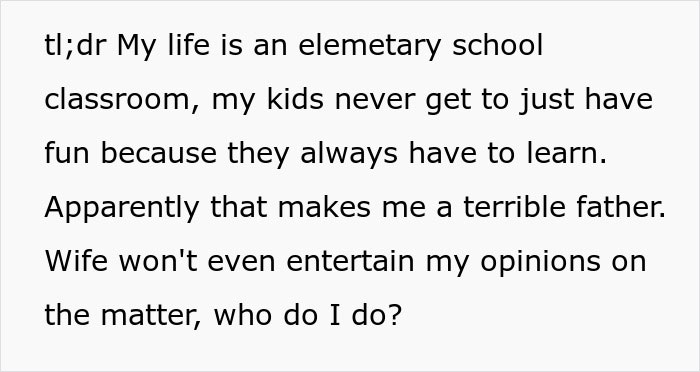 Husband Hates Wife's Parenting Methods, Considers Divorce After Teacher's Call Husband Hates Wife's Parenting Methods, Considers Divorce After Teacher's Call