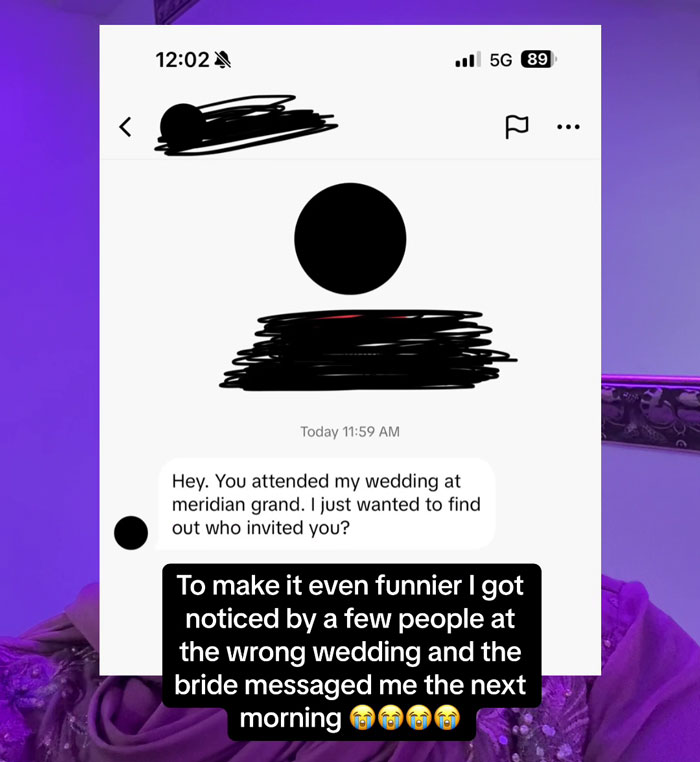Woman Crashes Strangers&rsquo; Wedding By Accident, Later Receives Rude Message From Bride