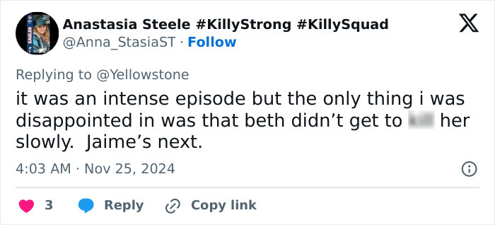 &ldquo;Intense Episode&rdquo;: &lsquo;Yellowstone&rsquo; Sees Another Character&rsquo;s Life Taken In Unexpected Revenge Twist