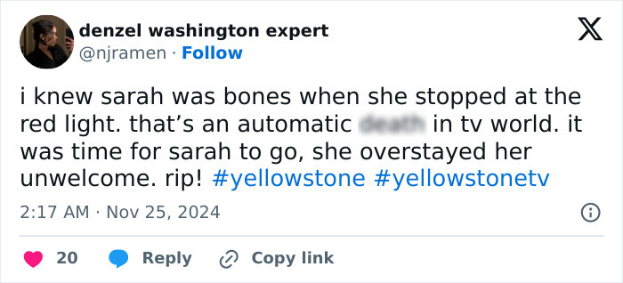 &ldquo;Intense Episode&rdquo;: &lsquo;Yellowstone&rsquo; Sees Another Character&rsquo;s Life Taken In Unexpected Revenge Twist