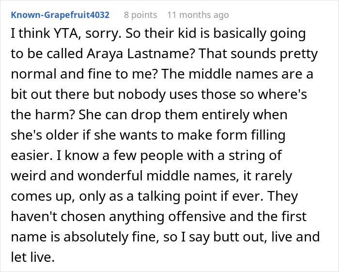 &ldquo;AITA For Telling My Sister That Her Baby Name Is Weird?&rdquo;