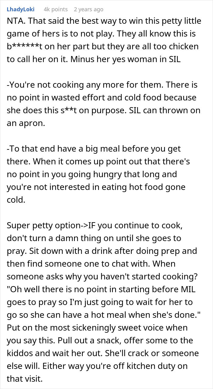 MIL Shocked Family Ate Without Her After Telling Them To Do Exactly That, Scolds The Perpetrator