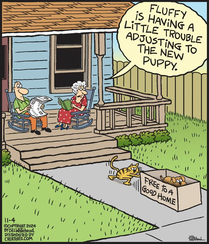 47 Funny One-Panel Comics By Bill Whitehead For A Quick Laugh (New Pics)