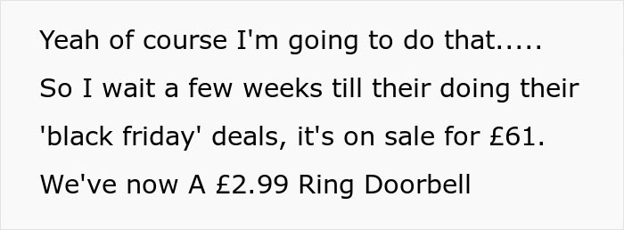 Customer persistence leads to victory in delivery issue, resolves through Black Friday deal, saves on Ring Doorbell.