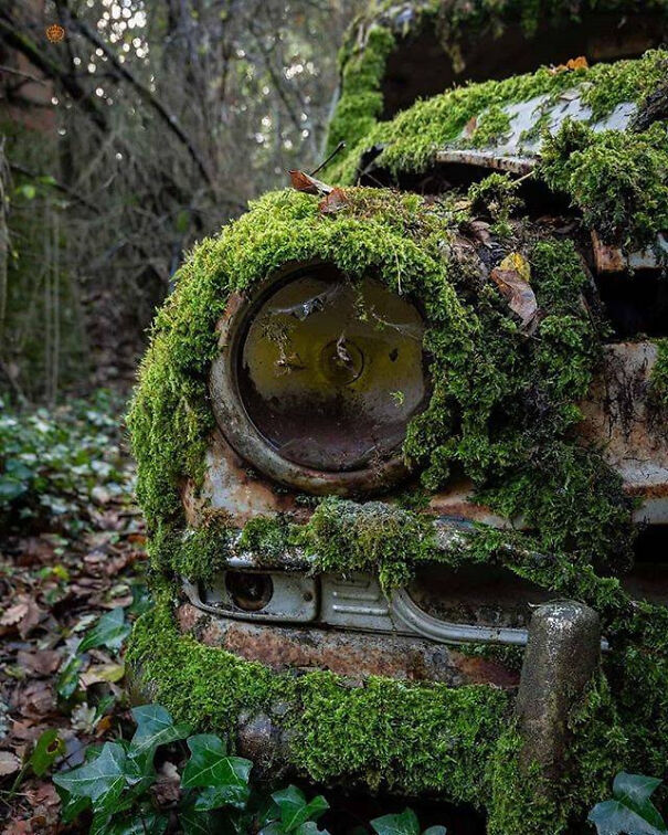 Abandoned Car Somewhere In The United States