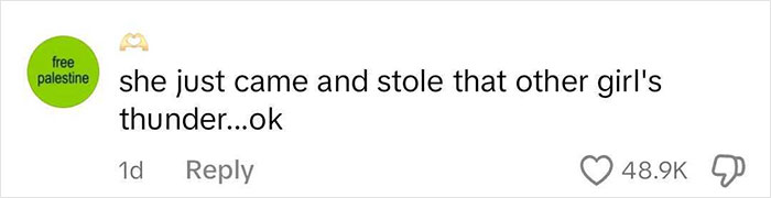 Comment criticizing behavior at Paris ball, gaining 48.9K likes, mentions "mean girls" attitude. Comment criticizing behavior at Paris ball, gaining 48.9K likes, mentions "mean girls" attitude.