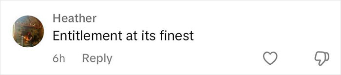 Comment criticizing behavior, referring to Apple, daughter of Gwyneth Paltrow, with the words "Entitlement at its finest. Comment criticizing behavior, referring to Apple, daughter of Gwyneth Paltrow, with the words "Entitlement at its finest.