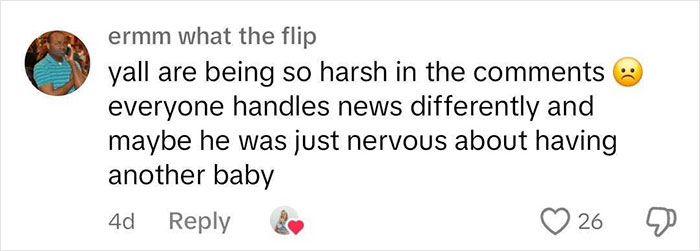 Husband&rsquo;s Reaction To Pregnancy Surprise Has Internet Talking: &ldquo;An Incredibly Hard Watch&rdquo;