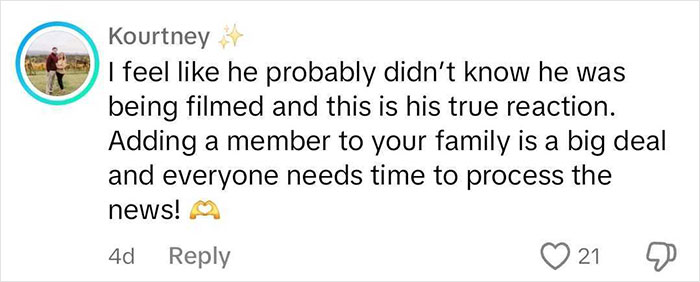 Husband&rsquo;s Reaction To Pregnancy Surprise Has Internet Talking: &ldquo;An Incredibly Hard Watch&rdquo;