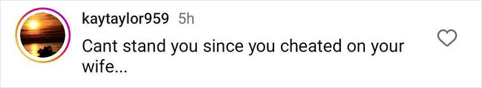 Instagram comment about cheating allegations related to Hugh Jackman post. Instagram comment about cheating allegations related to Hugh Jackman post.