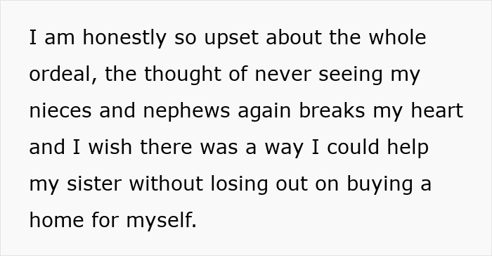 Text expressing distress over a family issue related to sharing lottery winnings. Text expressing distress over a family issue related to sharing lottery winnings.
