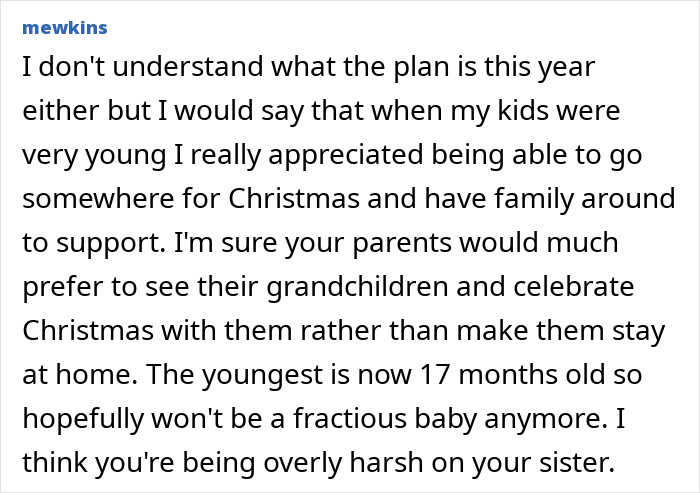Text discussing old parents spending Christmas with children and grandchildren. Text discussing old parents spending Christmas with children and grandchildren.