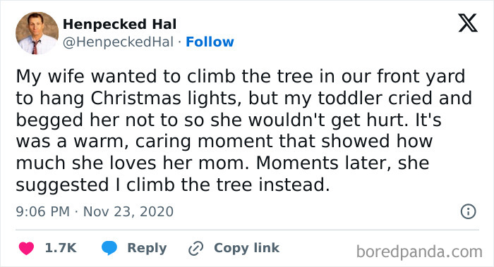 Twitter post about a toddler's concern for safety, shared on Instagram, highlighting a funny family moment.