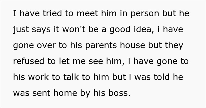 Text message expressing frustration over unsuccessful attempts to meet boyfriend in person. Text message expressing frustration over unsuccessful attempts to meet boyfriend in person.