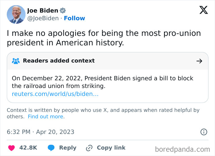 Getting Dunked On By Fact Checkers On Twitter, A New Low For Biden