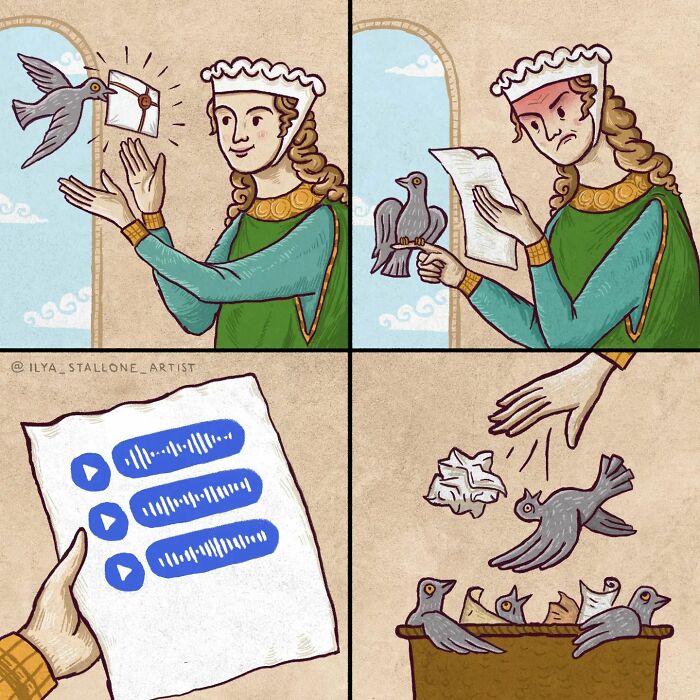 17 Hilarious Comics That Show What Happens When Modern Life Goes Medieval