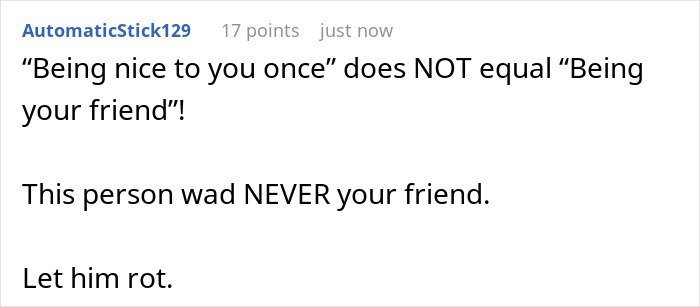 Text post about friendship betrayal, discussing how a roommate stealing from an apartment shows they were never a friend.