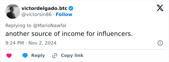 Tweet discussing "Throning" as a potential income source for influencers.