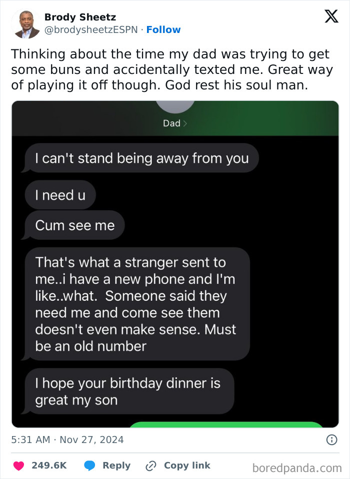 Text exchange mix-up humorously shared online, related to Best-Texts-Of-2024.