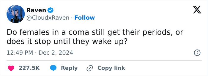 People Wondered If Women In Comas Still Get Their Periods, And An Expert Answered