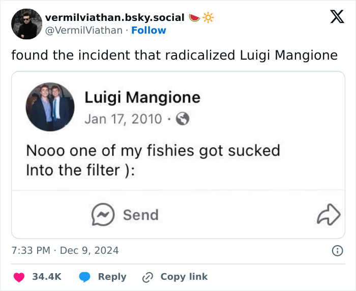 Alleged UnitedHealthcare CEO Assassin Luigi Mangione Goes Viral With These 12 Social Media Posts Alleged UnitedHealthcare CEO Assassin Luigi Mangione Goes Viral With These 12 Social Media Posts