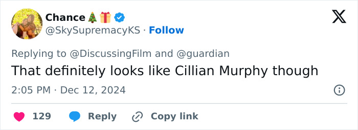 Cillian Murphy's Look-Alike Actor Claims To Be The Zombie In '28 Days Later' Cillian Murphy's Look-Alike Actor Claims To Be The Zombie In '28 Days Later'